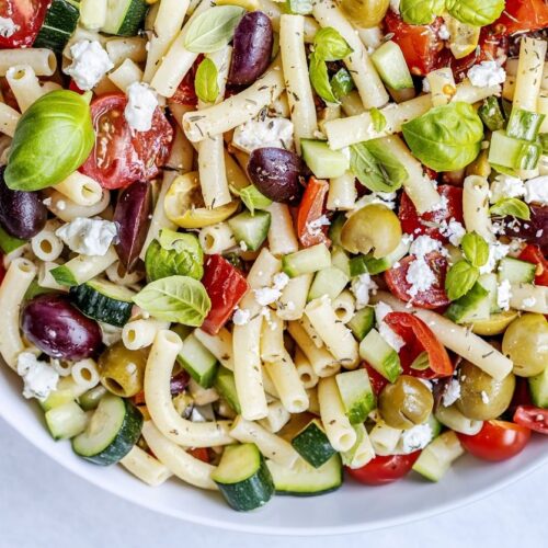 Mediterranean pasta salad