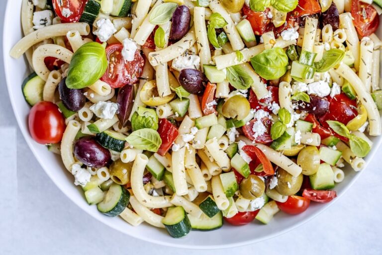 Mediterranean pasta salad