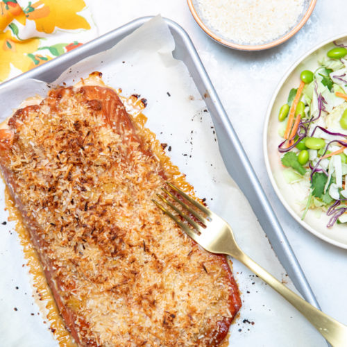 orange coconut salmon