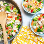 fried rice with leftover turkey