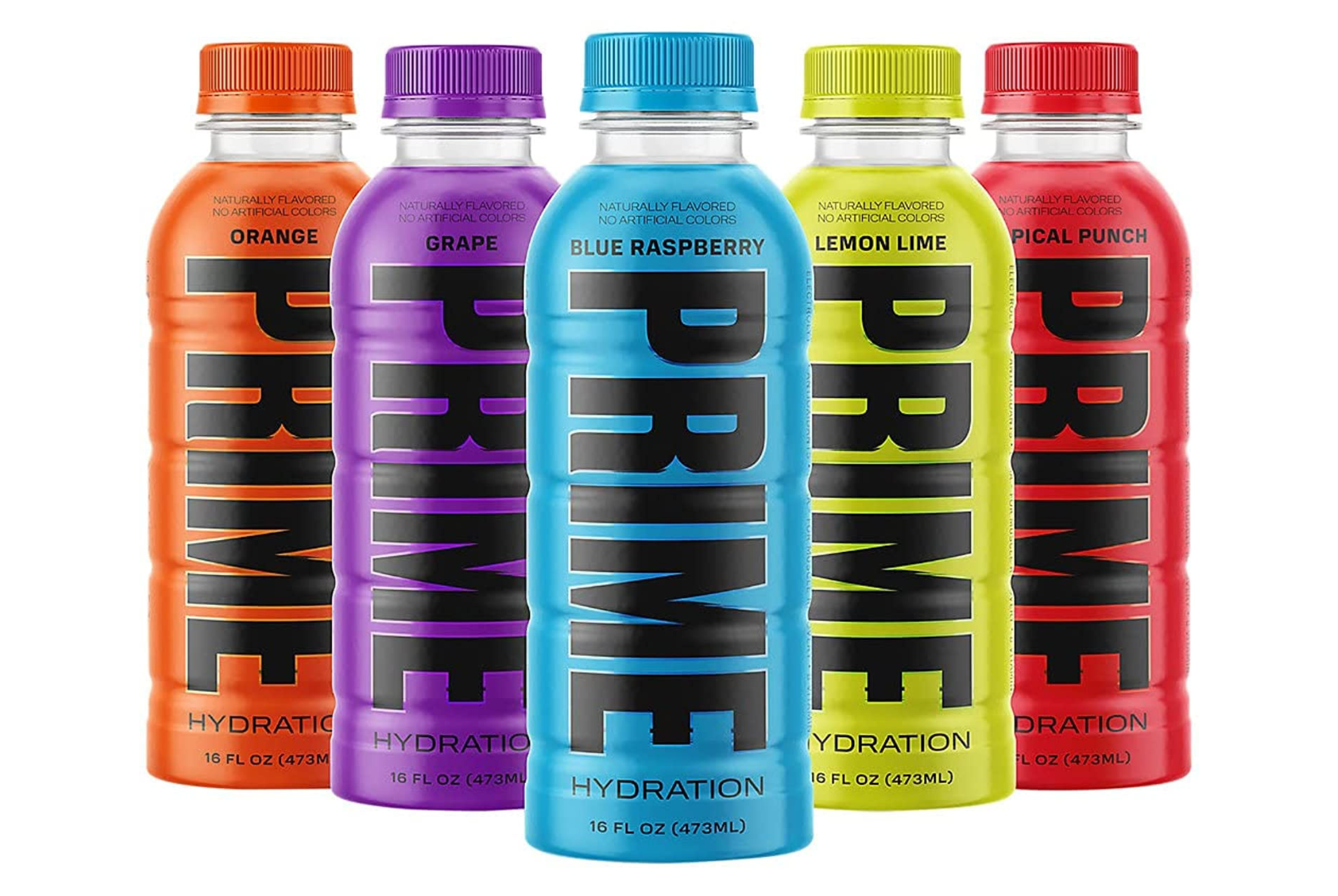 Prime Hydration Drink Beverage By Logan Paul x KSI 4 bottle Lot