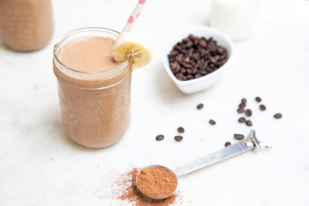 DIY mocha frappuccino